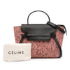Celine Micro Tweed Belt Satchel Secondhand