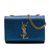 Saint Laurent Small Metallic Calfskin Classic Monogram Kate Crossbody Secondhand