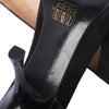 second hand Chanel Black Suede Leather and Patent Leather Pumps