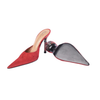 second hand Les Tropeziennes Red Suede Crystal Heel Pointed Mules- '00s