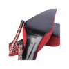 second hand Les Tropeziennes Red Suede Crystal Heel Pointed Mules- '00s