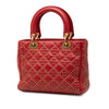 Dior Medium Lambskin Cannage Studded Supple Lady Dior Secondhand