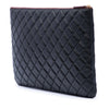 Secondhand Chanel Large Quilted Lambskin O Case Clutch
