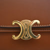 Celine Shiny Calfskin Triomphe Flap Small Wallet Secondhand