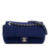 Chanel Medium Vertical Quilted Jersey Single Flap Secondhand