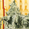 Hermès La Fontaine De Bartholdi Silk Scarf 90 Secondhand