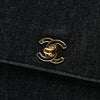 Chanel CC Denim Kelly Top Handle Bag Secondhand