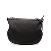 Gucci Large GG Denim Half Moon Crossbody Secondhand