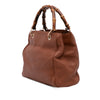Gucci Small Calfskin Bamboo Shopper Satchel Secondhand