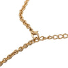 Dior Gold Plated Logo Pendant Necklace Secondhand