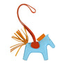 Hermès Milo Lambskin Grigri Rodeo Horse Bag Charm PM Secondhand