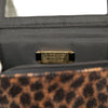 LOEWE Perforated Leather Leopard Print Vanity Bag Secondhand