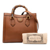 Gucci Medium Calfskin Bamboo Diana Satchel Secondhand