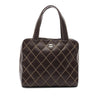 Secondhand Chanel CC Wild Stitch Calfskin Handbag