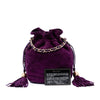 Chanel CC Quilted Suede Drawstring Tassel Bucket Bag Secondhand