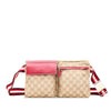 Gucci GG Canvas Web Double Pocket Belt Bag Secondhand