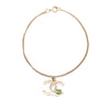 Chanel CC Gold Plated Crystal Bracelet Secondhand