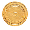 Chanel Gold Plated 31 Rue Cambon Round Brooch Secondhand