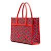 Versace Multicolor Coated Canvas La Greca Tote Secondhand