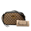 Gucci Small GG Marmont Matelasse GG Canvas and Leather Crossbody Secondhand