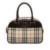 Burberry House Check Canvas Handbag Secondhand