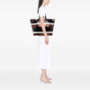 Prada Sequined Satin Stripes Tote Secondhand