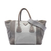 Secondhand Prada Scamosciato and Canapa Twin Pocket Double Handle Satchel