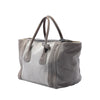 Secondhand Prada Scamosciato and Canapa Twin Pocket Double Handle Satchel