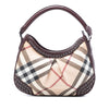 Burberry Supernova Check Coated Canvas Star Studded Hernville Hobo Secondhand