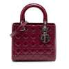 Dior Medium Patent Cannage Lady Dior Secondhand