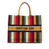Secondhand Dior Large Striped Book Tote
