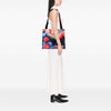 Balenciaga Calfskin Antwerp Print Shopper Tote M Secondhand