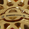 Gucci Gold Plated Strass Interlocking G Flower Ring Secondhand