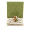 Gucci Gold Plated Strass Interlocking G Flower Ring Secondhand