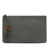 Gucci Calfskin Bamboo Tassel Clutch Secondhand