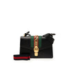 Gucci Small Calfskin Web Sylvie Satchel Secondhand