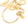 Chanel Gold Plated CC Medallion Key Ring Bag Charm Secondhand