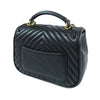Chanel Medium CC Chevron Lambskin Chain Top Handle Flap Secondhand