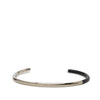 Dior Palladium Plated and Leather Cuff Bracelet Secondhand