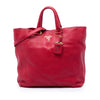 Prada Vitello Daino Open Convertible Tote Secondhand