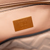 Secondhand Fendi Zucca Embossed Leather Chain Midi Baguette