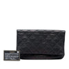 Chanel Quilted Lambskin Thin City Foldover Clutch Secondhand