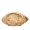 LOEWE Large Floral Embroidered Raffia Basket Tote Secondhand
