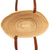 LOEWE Large Floral Embroidered Raffia Basket Tote Secondhand