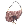 Dior Mini Oblique Canvas Saddle Bag Secondhand