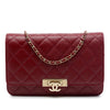 Chanel Quilted Caviar Golden Class Wallet On Chain Secondhand