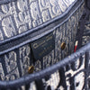 Dior Oblique Embroidered Velvet Saddle Bag Secondhand