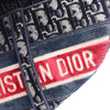 Dior Oblique Embroidered Velvet Saddle Bag Secondhand