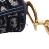 Dior Oblique Embroidered Velvet Saddle Bag Secondhand
