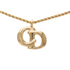 Secondhand Dior Gold Plated CD Logo Pendant Necklace